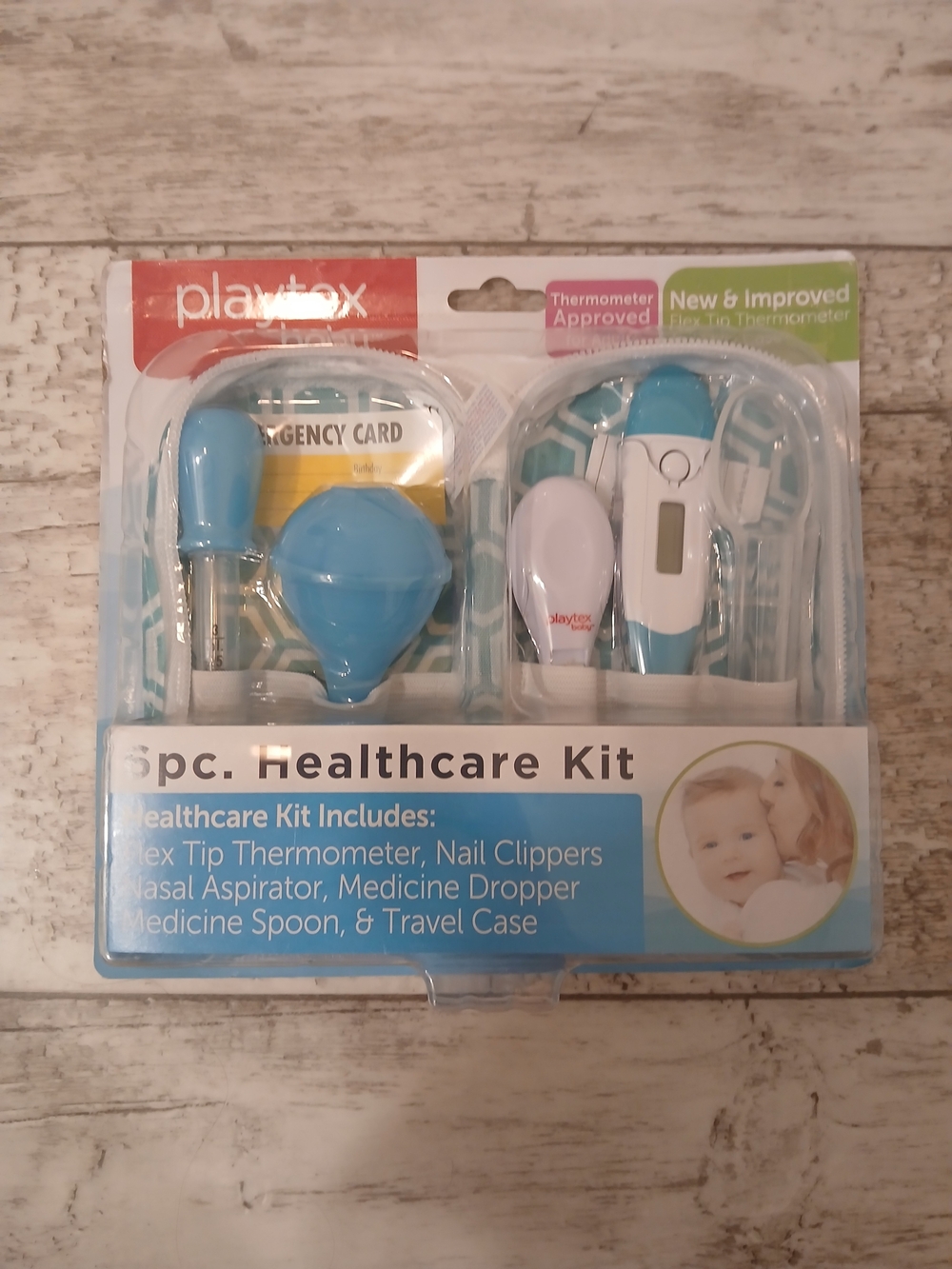 Playtex 5pc Baby Healthcare Kit - Light Blue & White